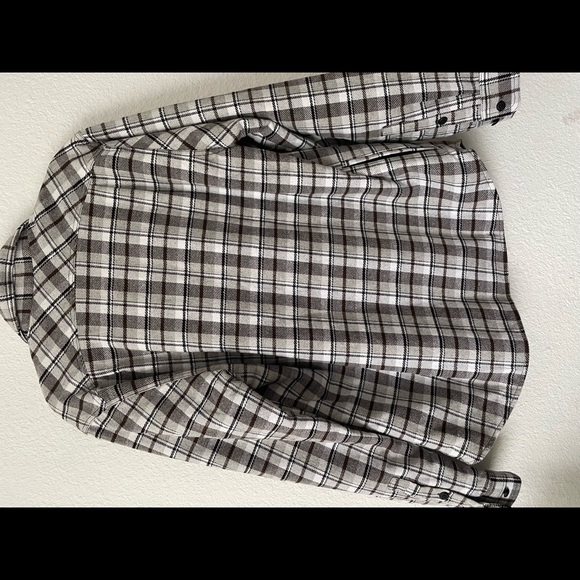 Off-White grey checker hooded shirt jacket - Picture 14 of 15